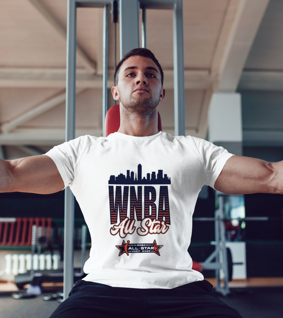 WNBA All Star 2025 Indy Skyline T-Shirt