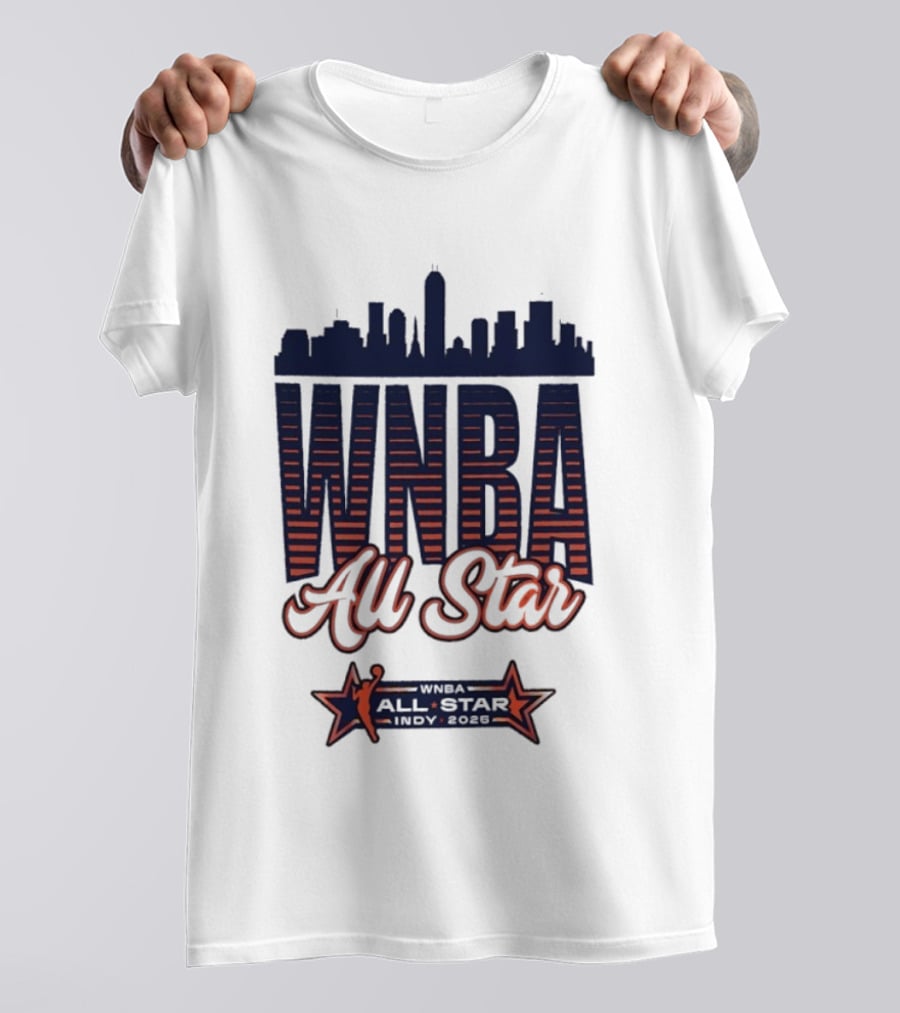 WNBA All Star 2025 Indy Skyline T-Shirt