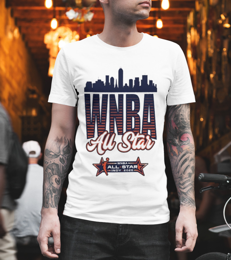 WNBA All Star 2025 Indy Skyline T-Shirt