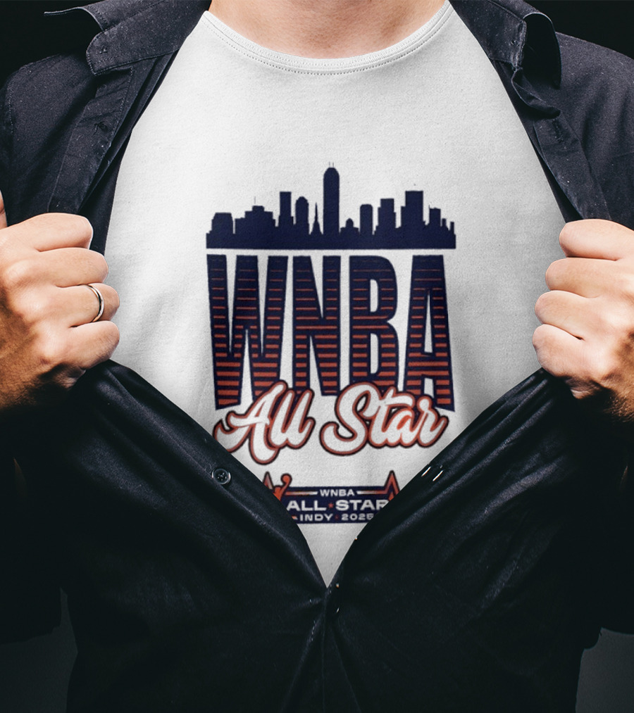 WNBA All Star 2025 Indy Skyline T-Shirt