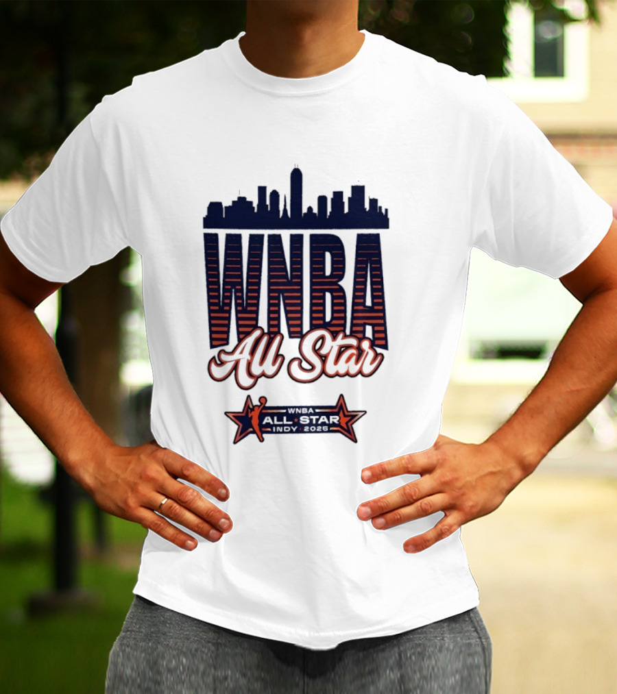 WNBA All Star 2025 Indy Skyline T-Shirt