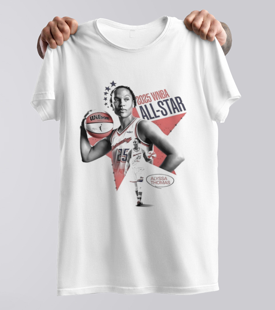 Alyssa Thomas 2025 WNBA All Star Phoenix Mercury T-Shirt