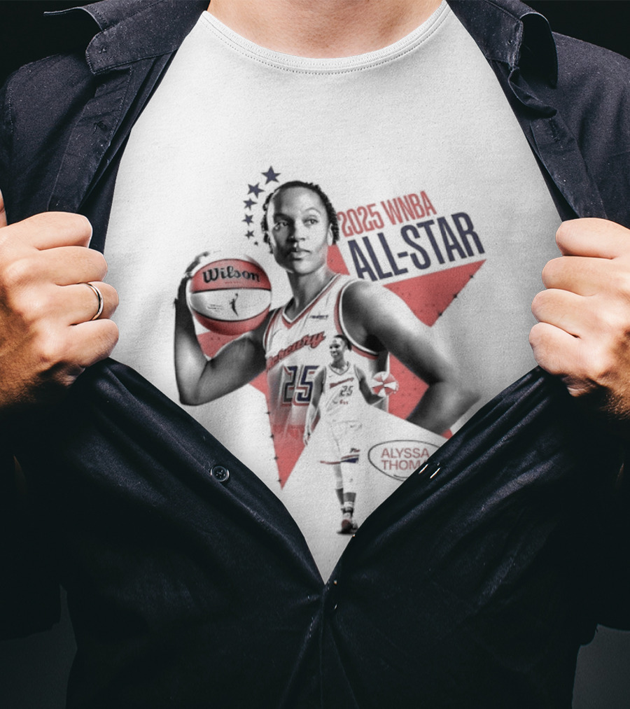 Alyssa Thomas 2025 WNBA All Star Phoenix Mercury T-Shirt