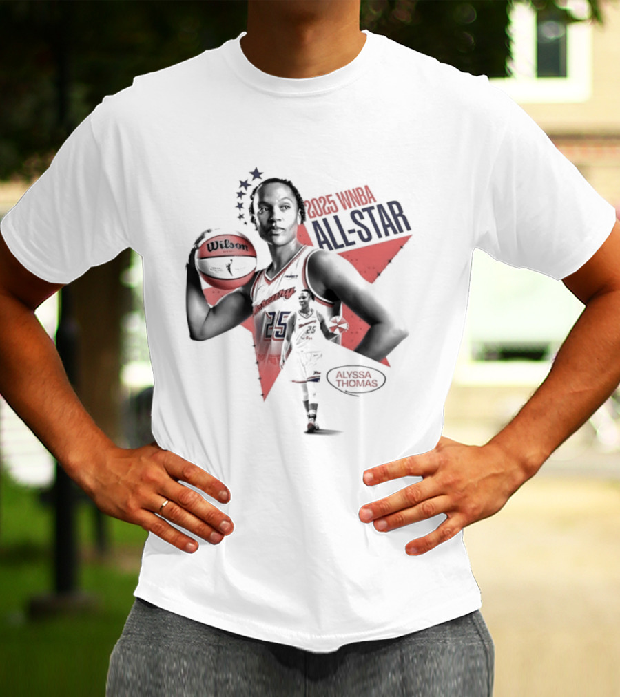 Alyssa Thomas 2025 WNBA All Star Phoenix Mercury T-Shirt