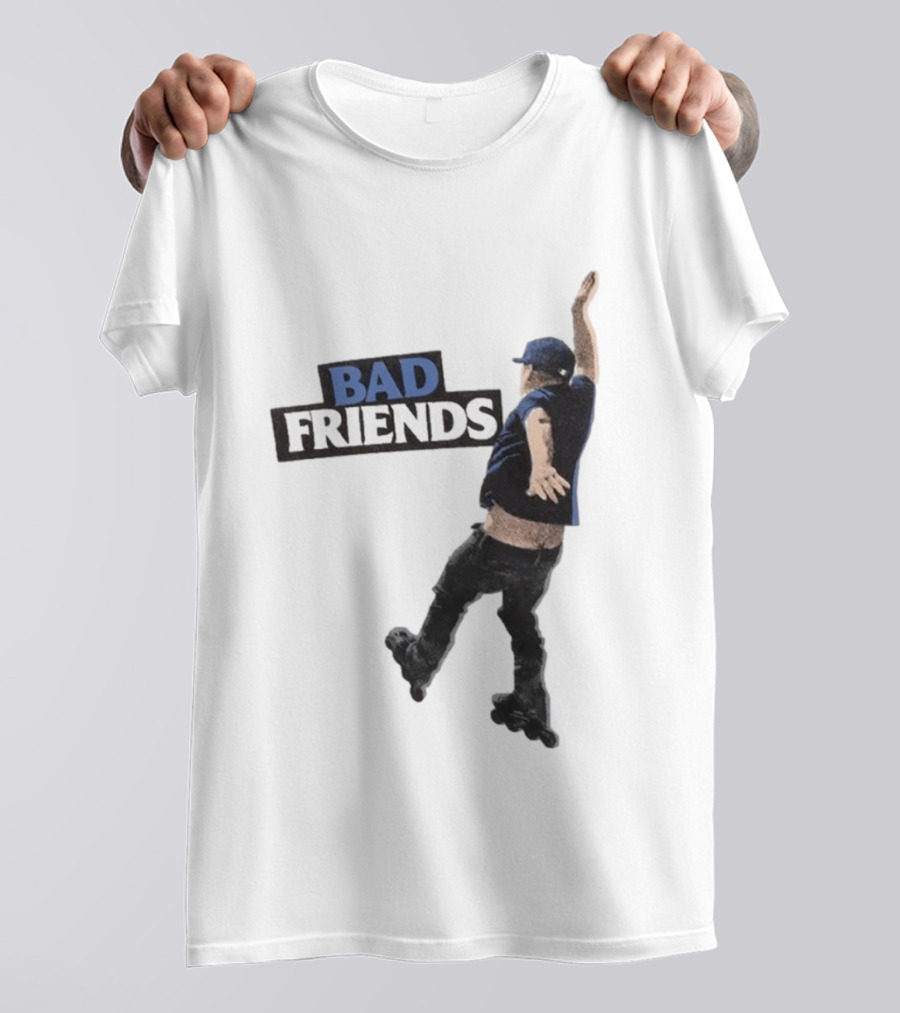 Bad Friends Bobby Roller Skating Fall T-Shirt