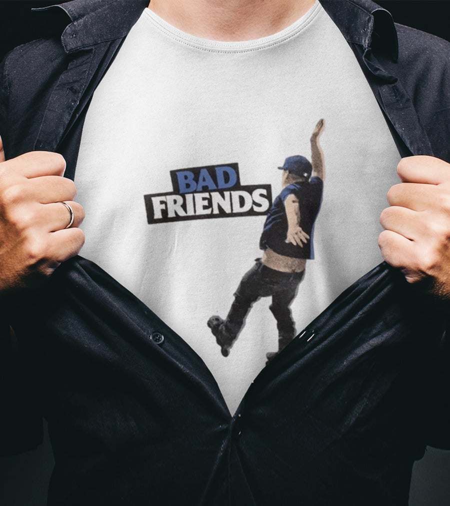 Bad Friends Bobby Roller Skating Fall T-Shirt