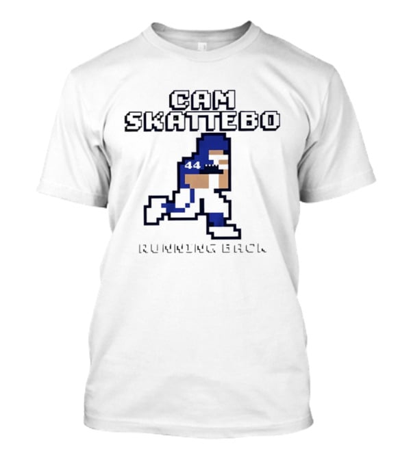 Cam Skattebo Running Back 44 Retro Pixelated T-Shirt