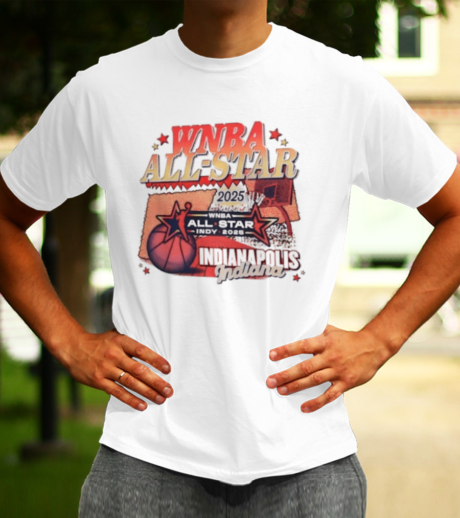 WNBA All Star 2025 Indianapolis Indy Basketball Game Indiana Fever T-Shirt