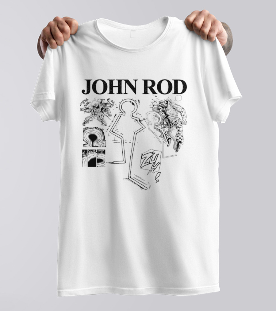 John Rod Abstract Figures And Faces T-Shirt