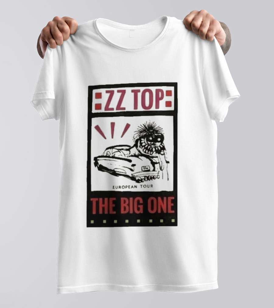 ZZ Top The Big One European Tour Poble Espanyol Barcelona Spain July 19 2026 T-Shirt