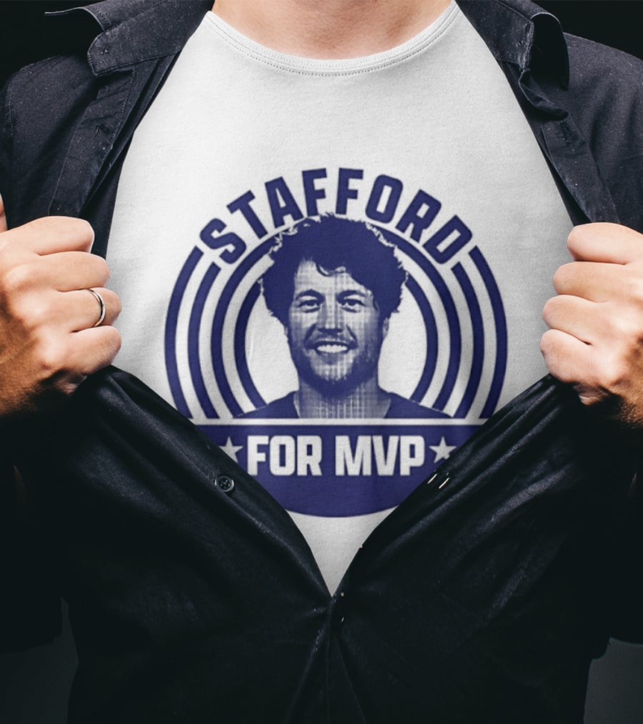 Matthew Stafford For MVP Los Angeles Rams Football Fan Gear T-Shirt