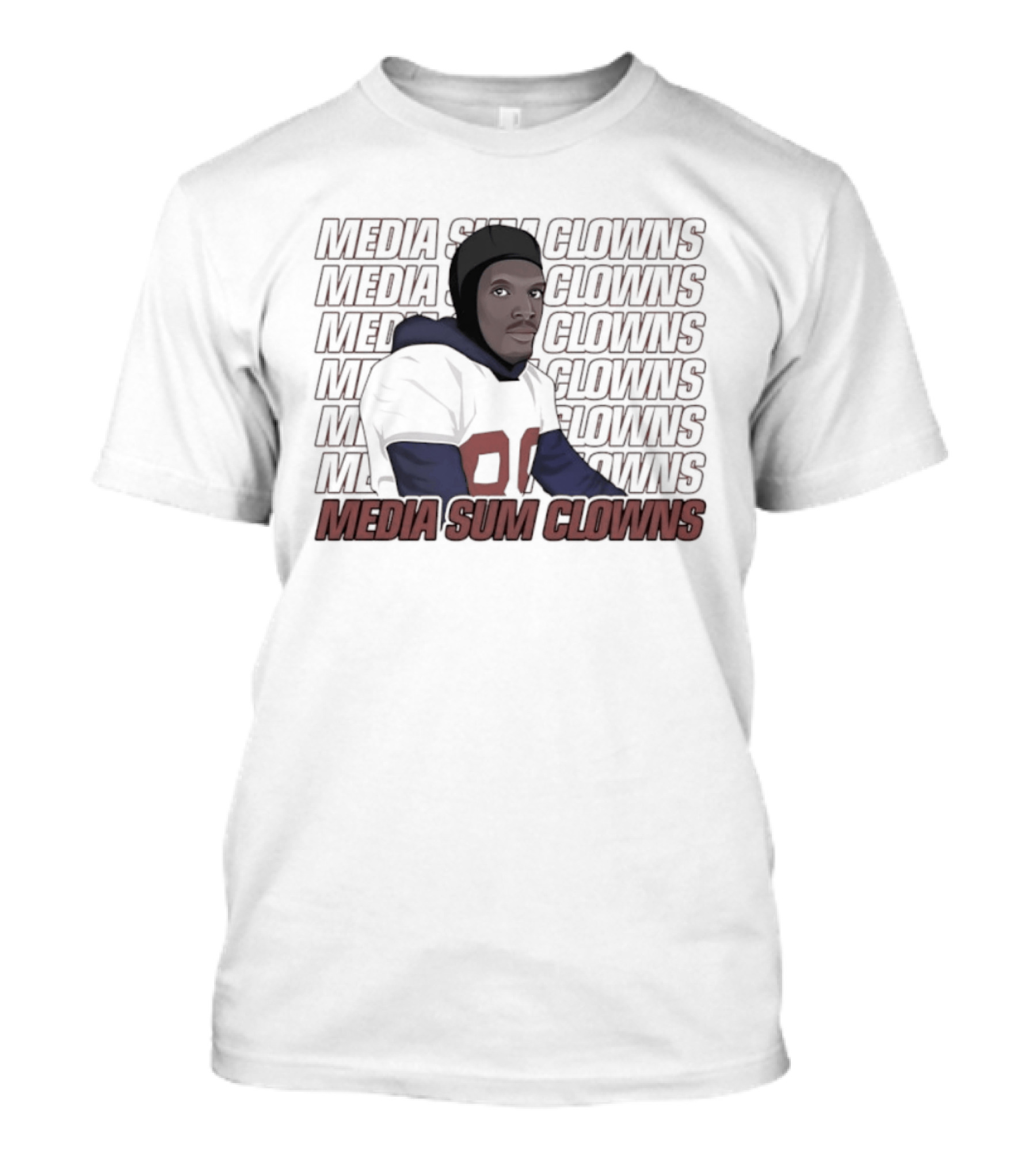 Giants Kadarius Toney Media Sum Clowns T-Shirt