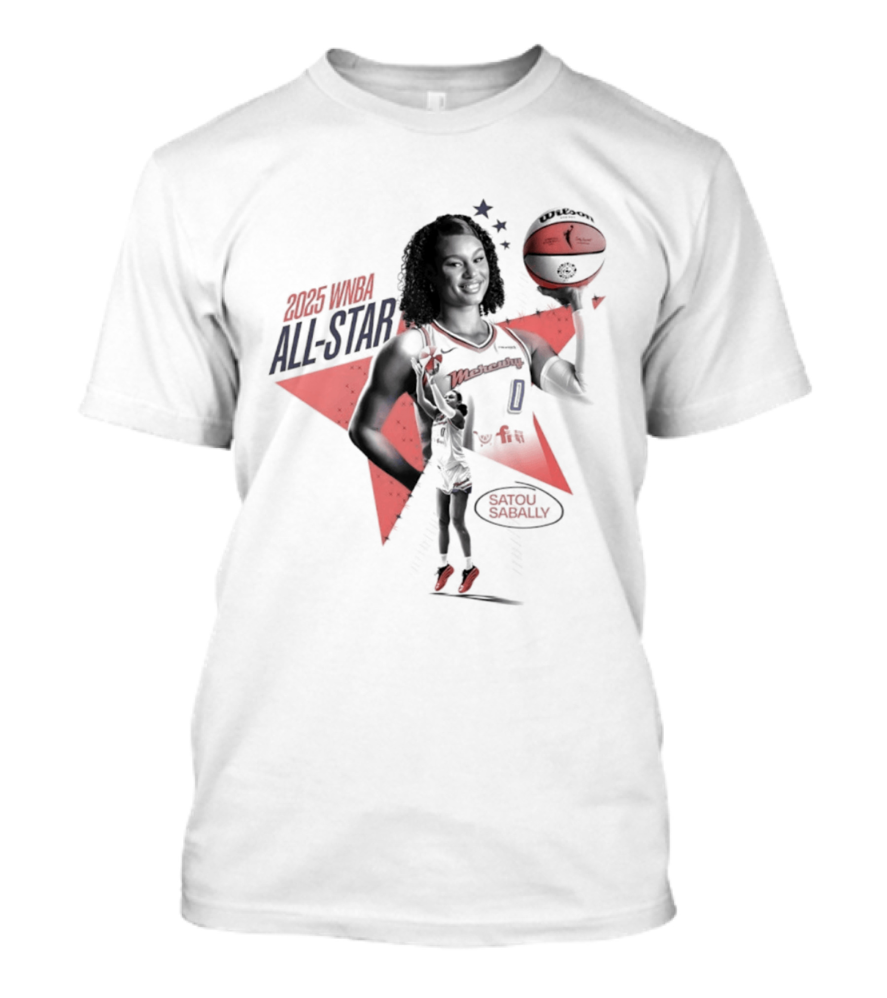 Satou Sabally 2025 WNBA All Star Phoenix Mercury T-Shirt