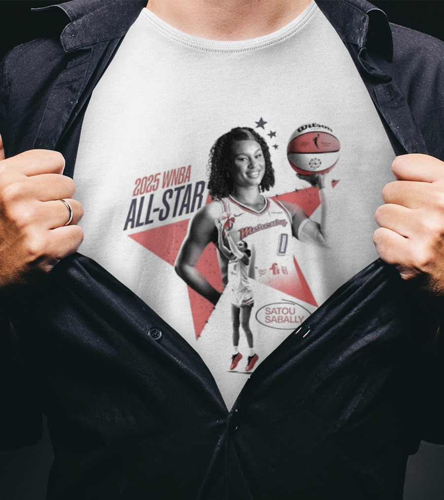 Satou Sabally 2025 WNBA All Star Phoenix Mercury T-Shirt