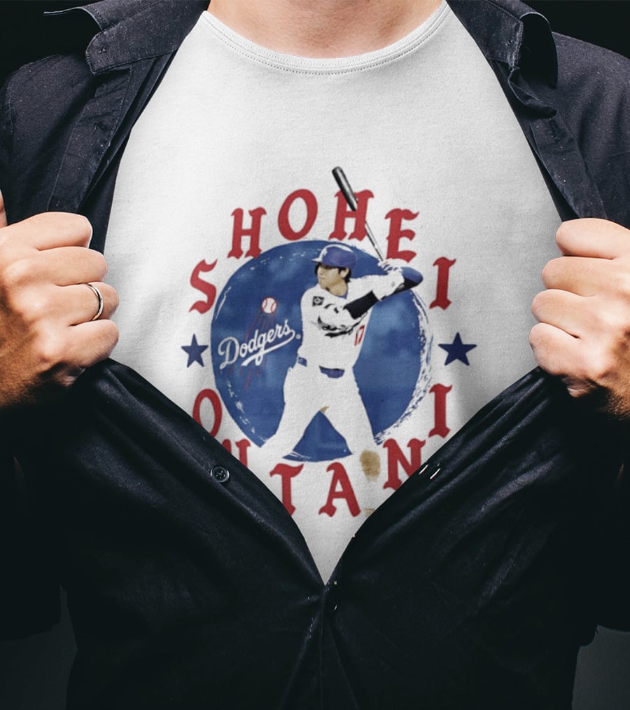 Shohei Ohtani Los Angeles Dodgers October Baseball Player Batter T-Shirt