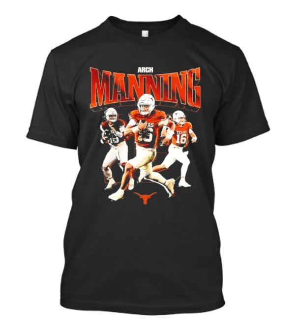 Arch Manning 16 Texas Longhorns NCAA Football Player Manning T-Shirt