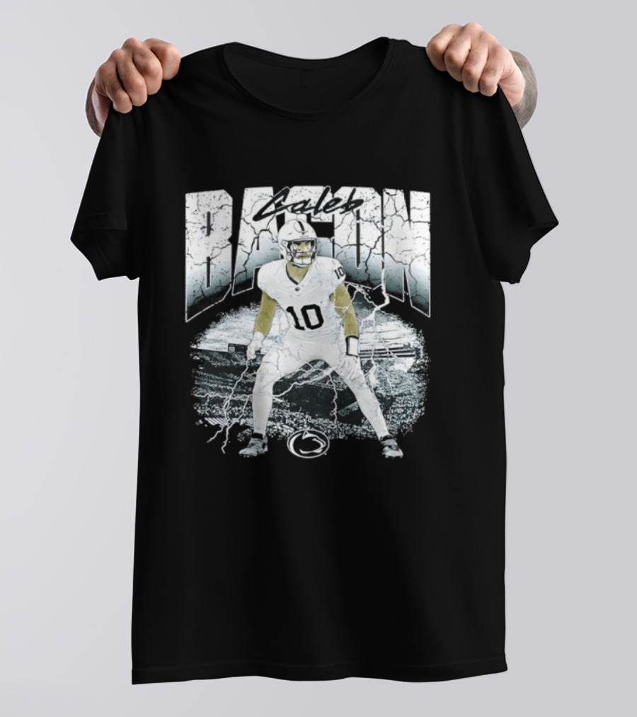 Caleb Bacon 10 Penn State Nittany Lions NCAA Football Player T-Shirt