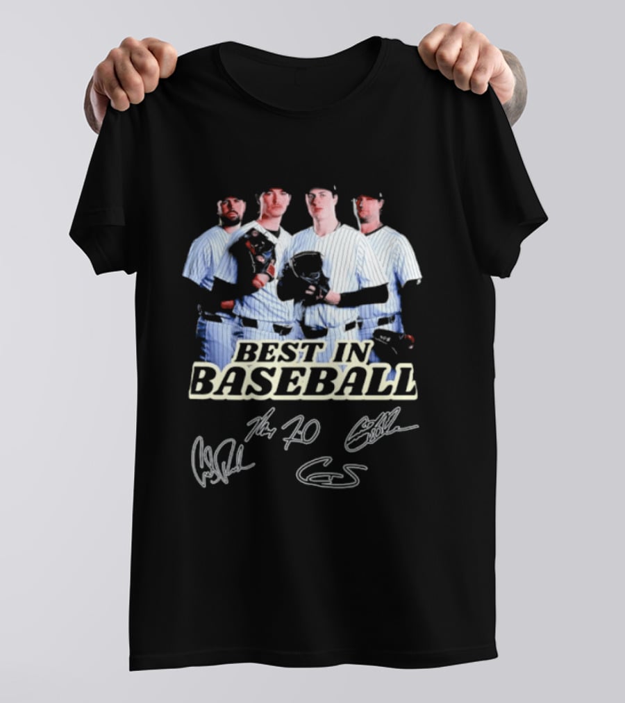 New York Yankees Best In Baseball MLB Team Champions T-Shirt
