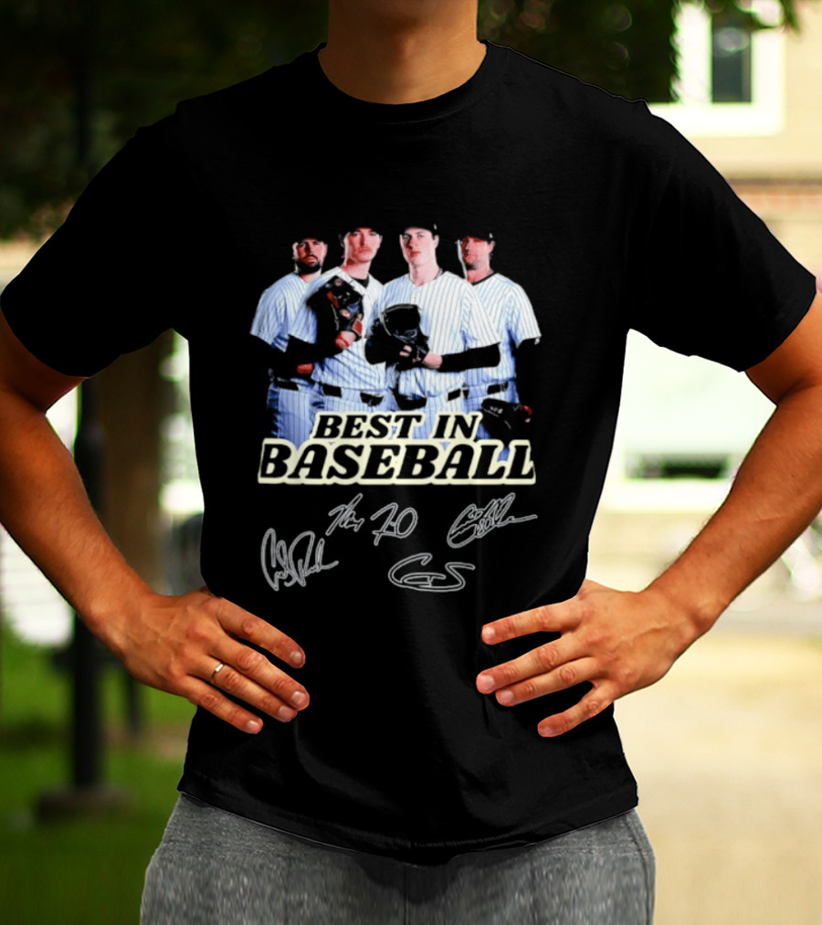 New York Yankees Best In Baseball MLB Team Champions T-Shirt