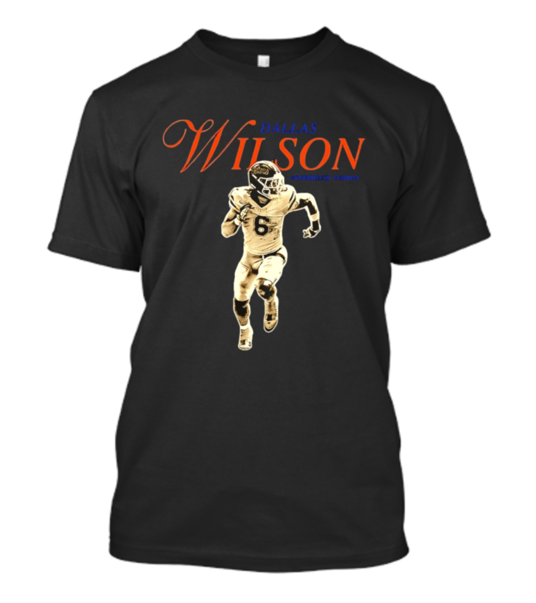 Dallas Wilson 6 University Of Florida Football NCAA T-Shirt