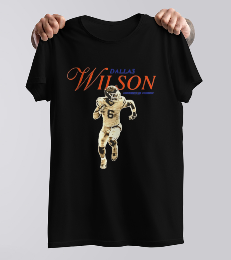 Dallas Wilson 6 University Of Florida Football NCAA T-Shirt