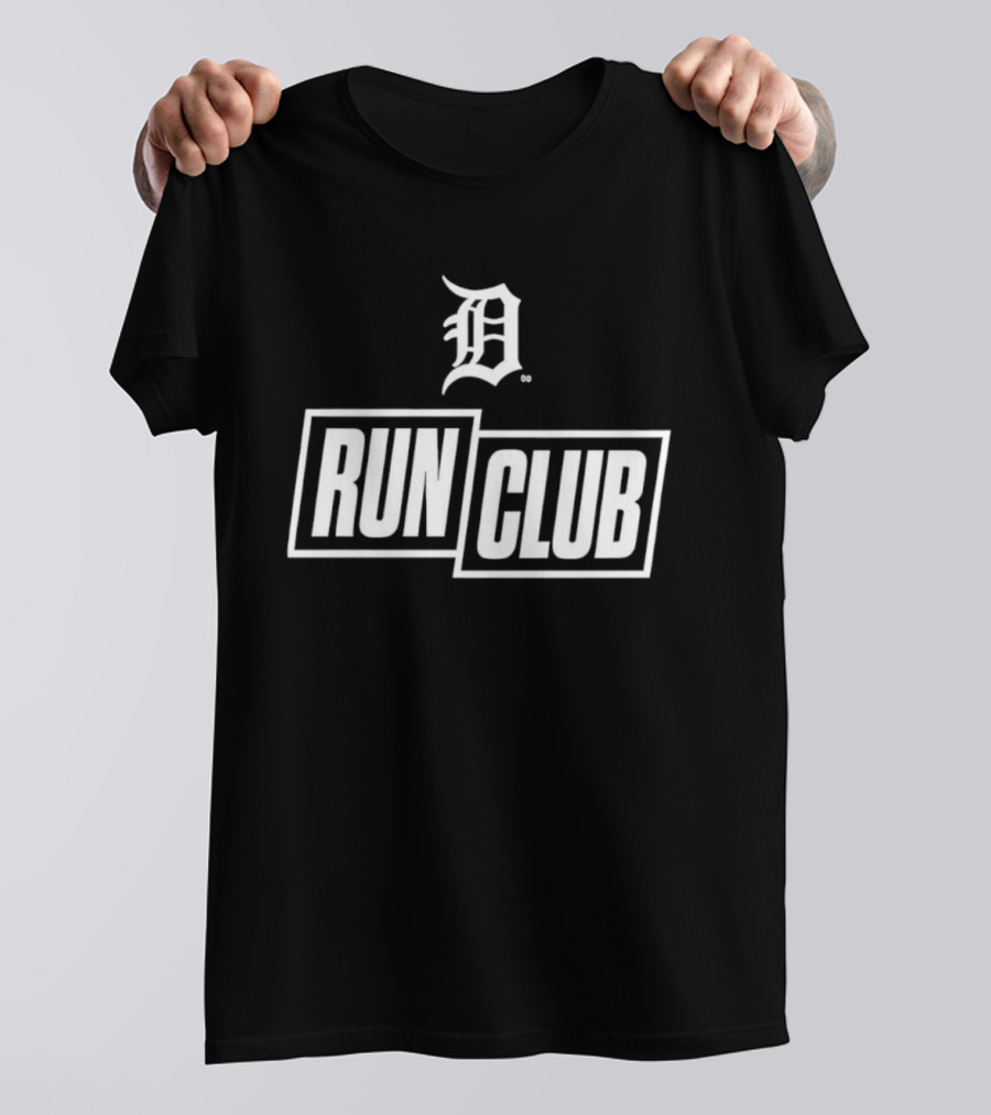 Detroit Tigers D Logo Run Club 2026 T-Shirt