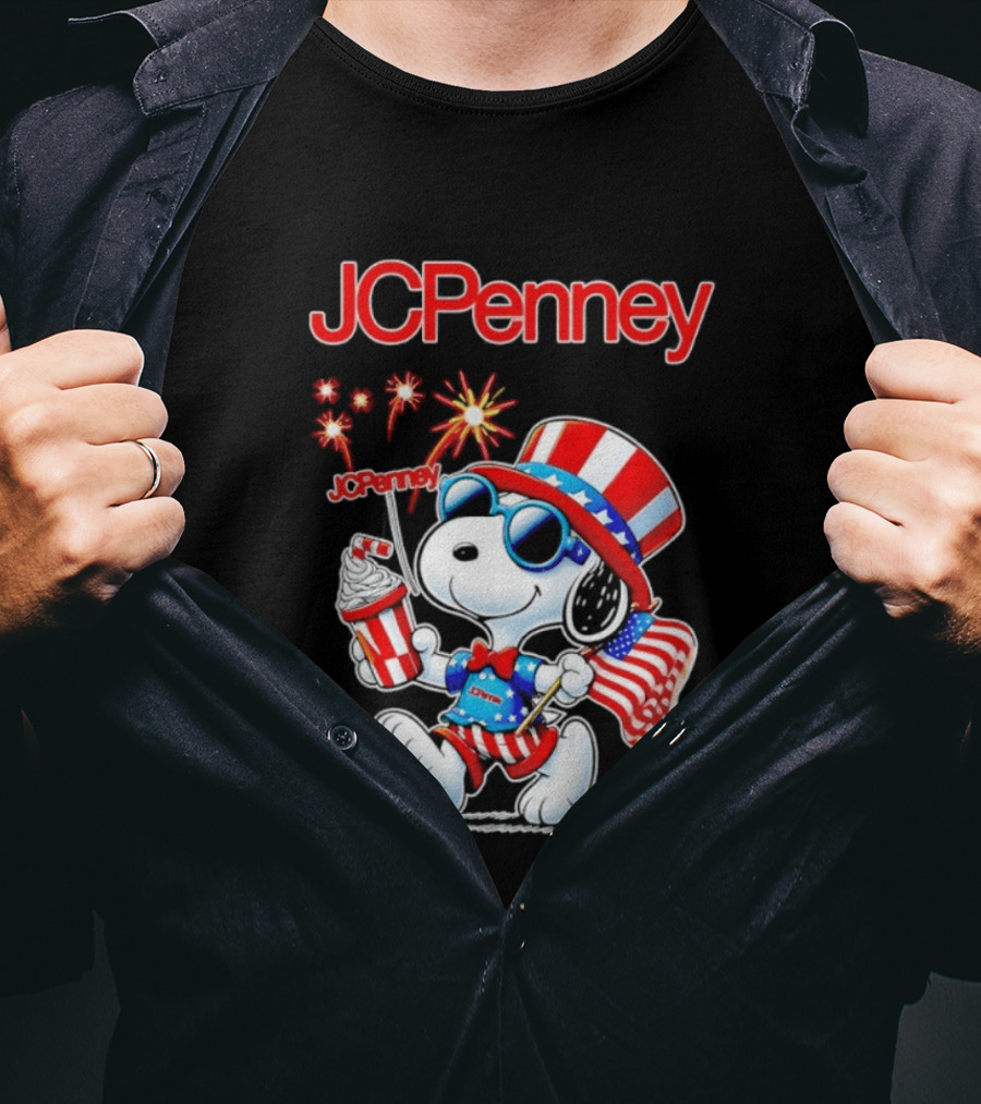 JCPenney Snoopy America 1776 2026 250th Anniversary Celebration T-Shirt