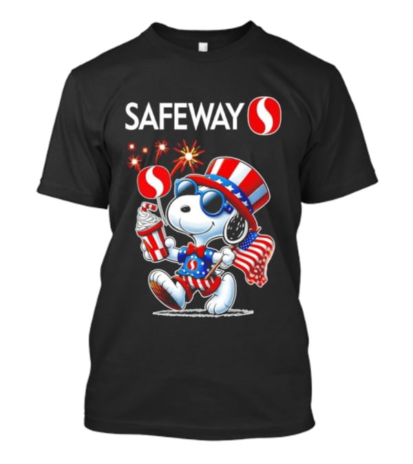 Snoopy Safeway 250th Anniversary 1776 2026 America Celebration T-Shirt