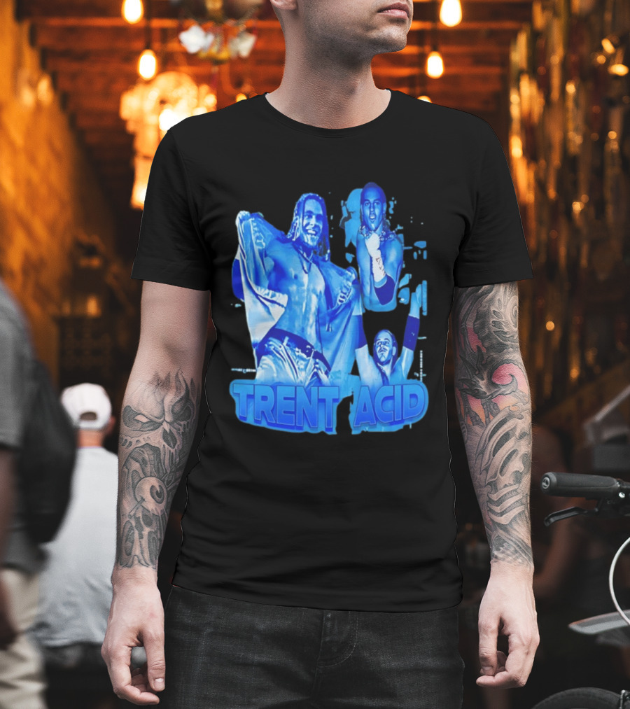 Trent Acid Wrestling Legend Blue Collage без буквы T-Shirt