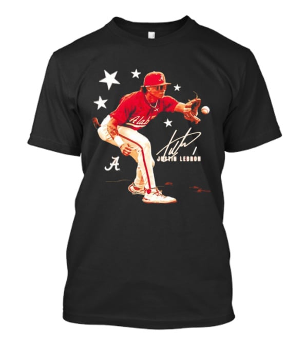 Alabama Crimson Tide NCAA Baseball Justin Lebron Signature T-Shirt