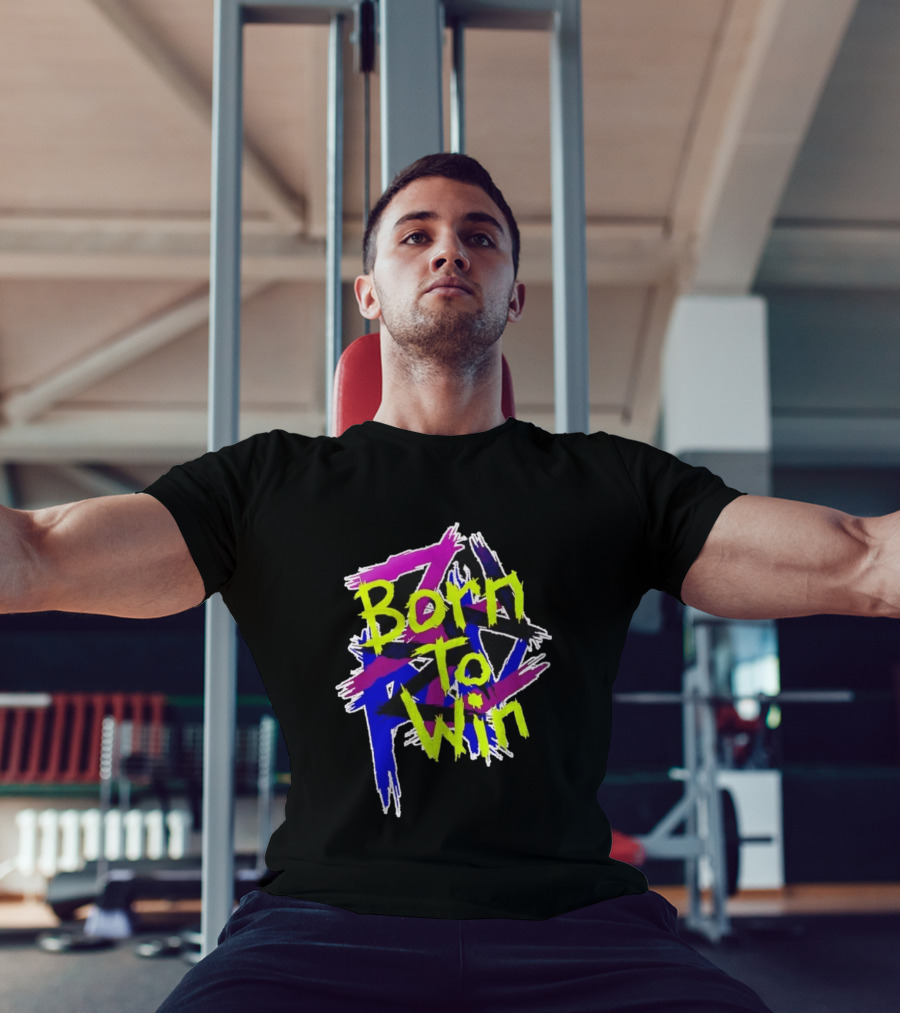 Born To Win Neon Graffiti Style Luke Littler T-Shirt