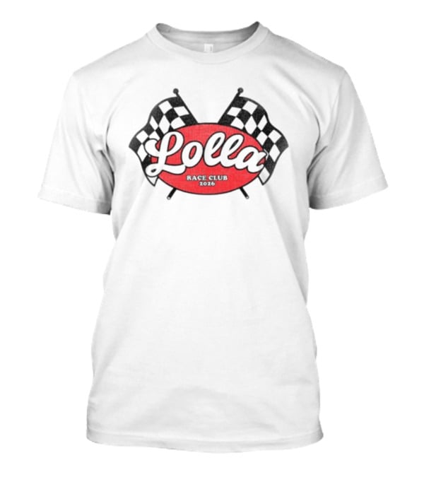 Lolla Racer Checkered Flags Tank T-Shirt