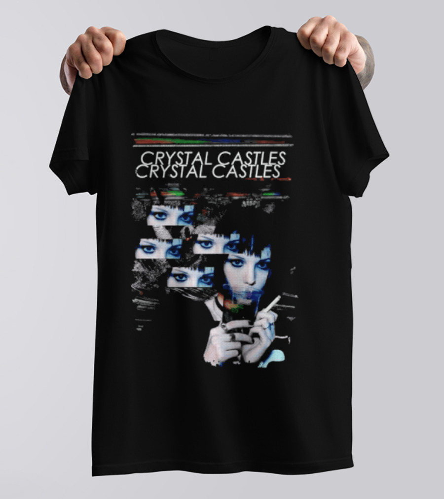 Crystal Castles Alice Glass Glitch T-Shirt