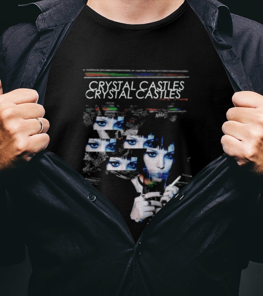 Crystal Castles Alice Glass Glitch T-Shirt