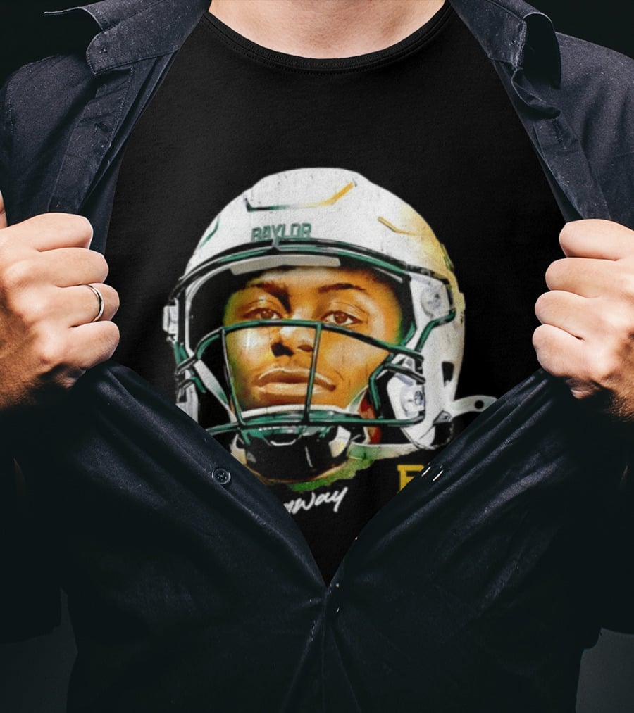 DJ Lagway Baylor Bears NCAA Football Caricature Baylor Helmet T-Shirt