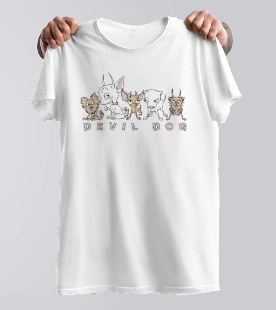 Cheeky Devil Dog Chihuahua Cartoon Dogs T-Shirt