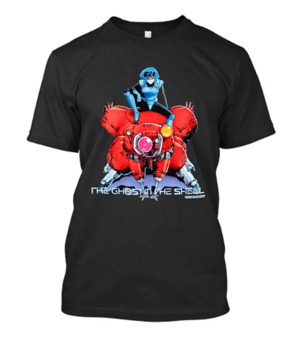 Motoko Kusanagi On Tachikoma The Ghost In The Shell Anime T-Shirt