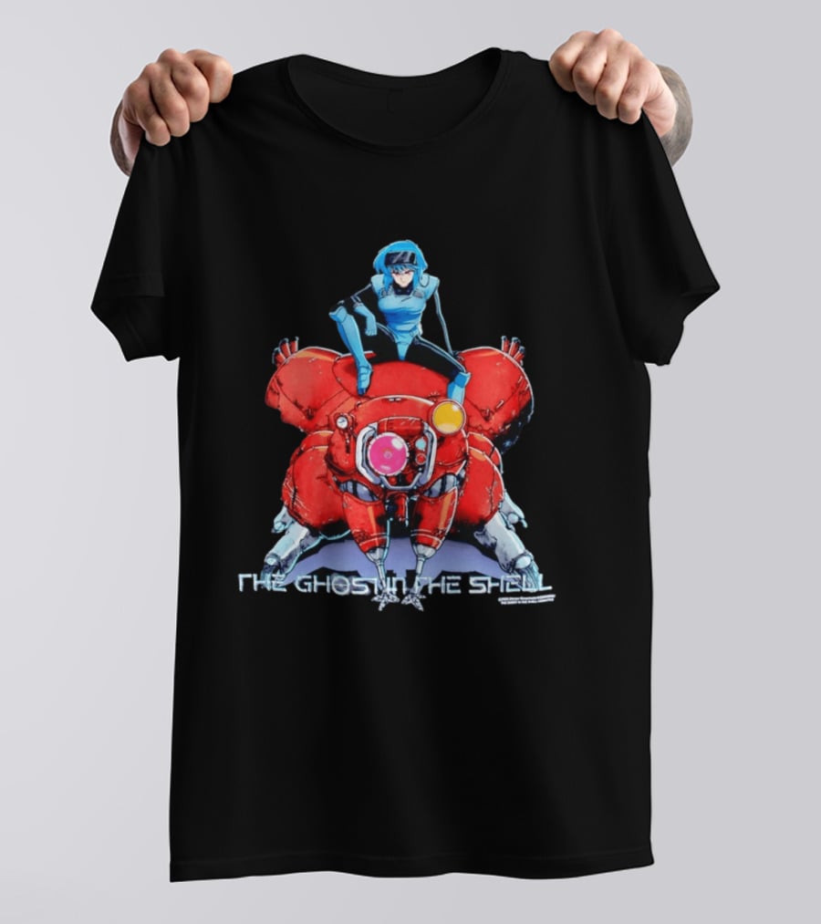 Motoko Kusanagi On Tachikoma The Ghost In The Shell Anime T-Shirt