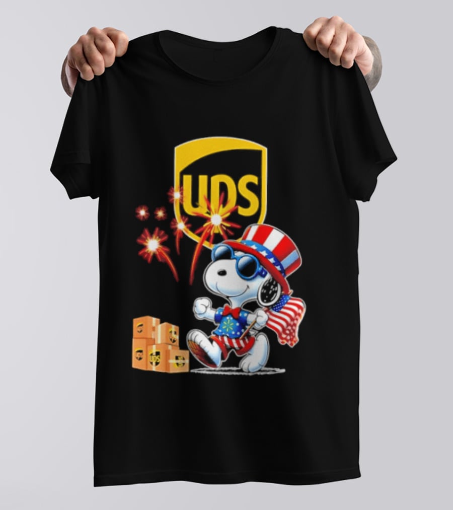 Snoopy UPS 250th Anniversary America 1776 2026 Celebration T-Shirt