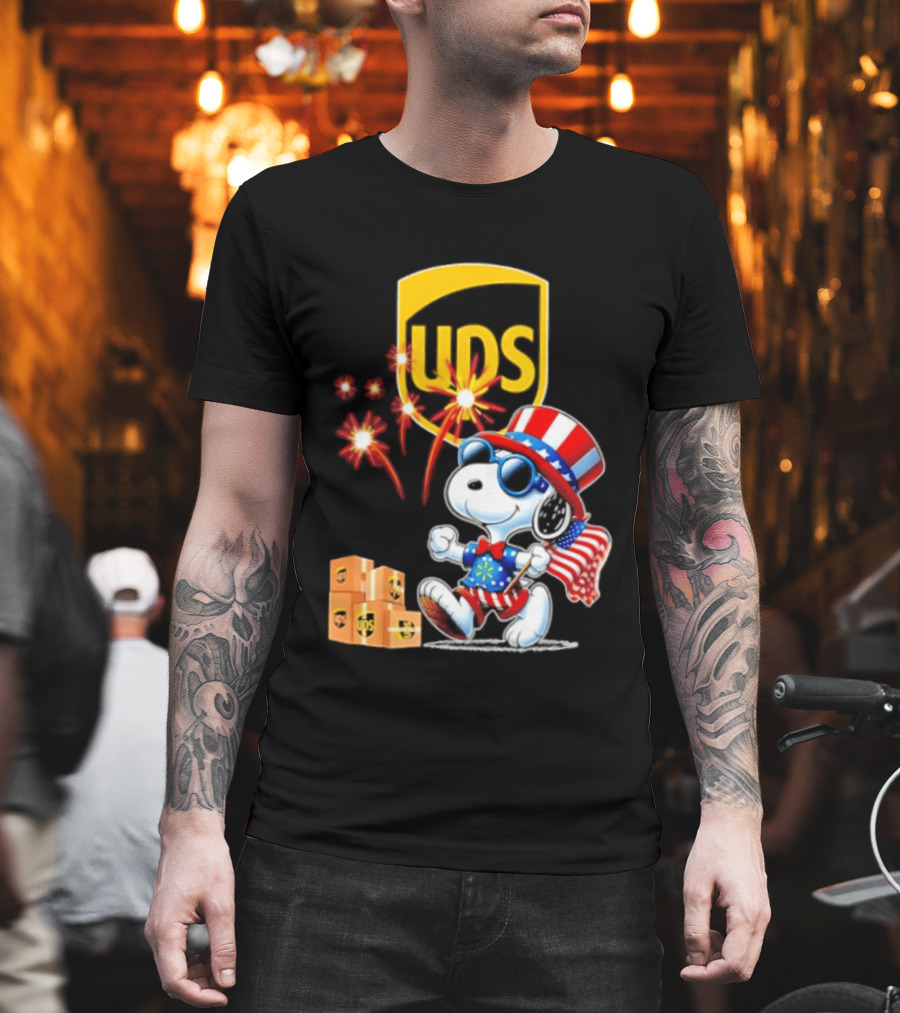 Snoopy UPS 250th Anniversary America 1776 2026 Celebration T-Shirt