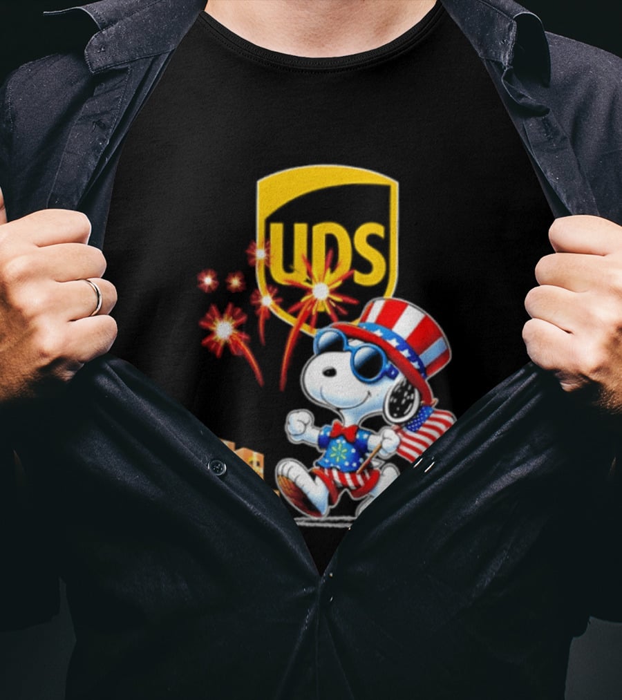 Snoopy UPS 250th Anniversary America 1776 2026 Celebration T-Shirt