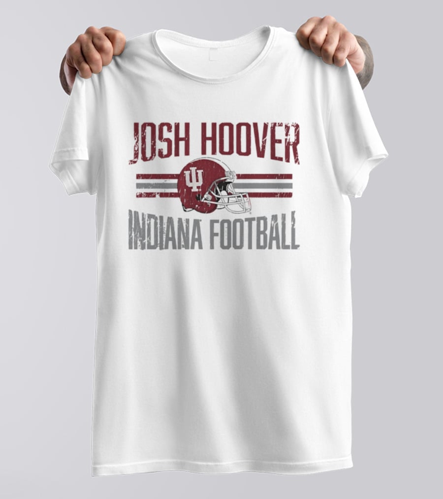 Josh Hoover Indiana Hoosiers Football NCAA Helmet Hero T-Shirt