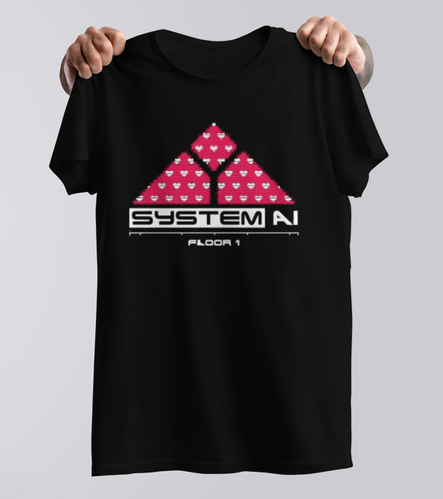 System AI Floor 1 Triangular Heart T-Shirt