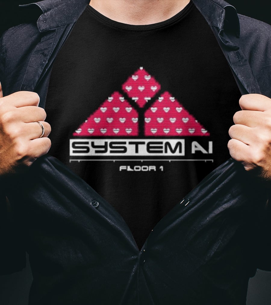 System AI Floor 1 Triangular Heart T-Shirt