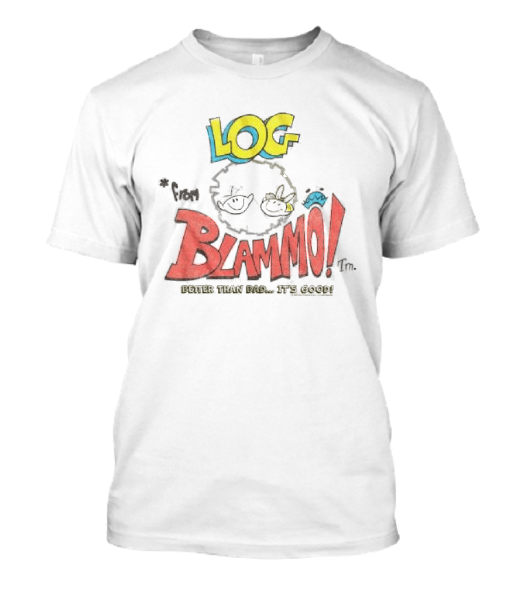 Log Blammo Better Than Bad It's Good Ren & Stimpy T-Shirt