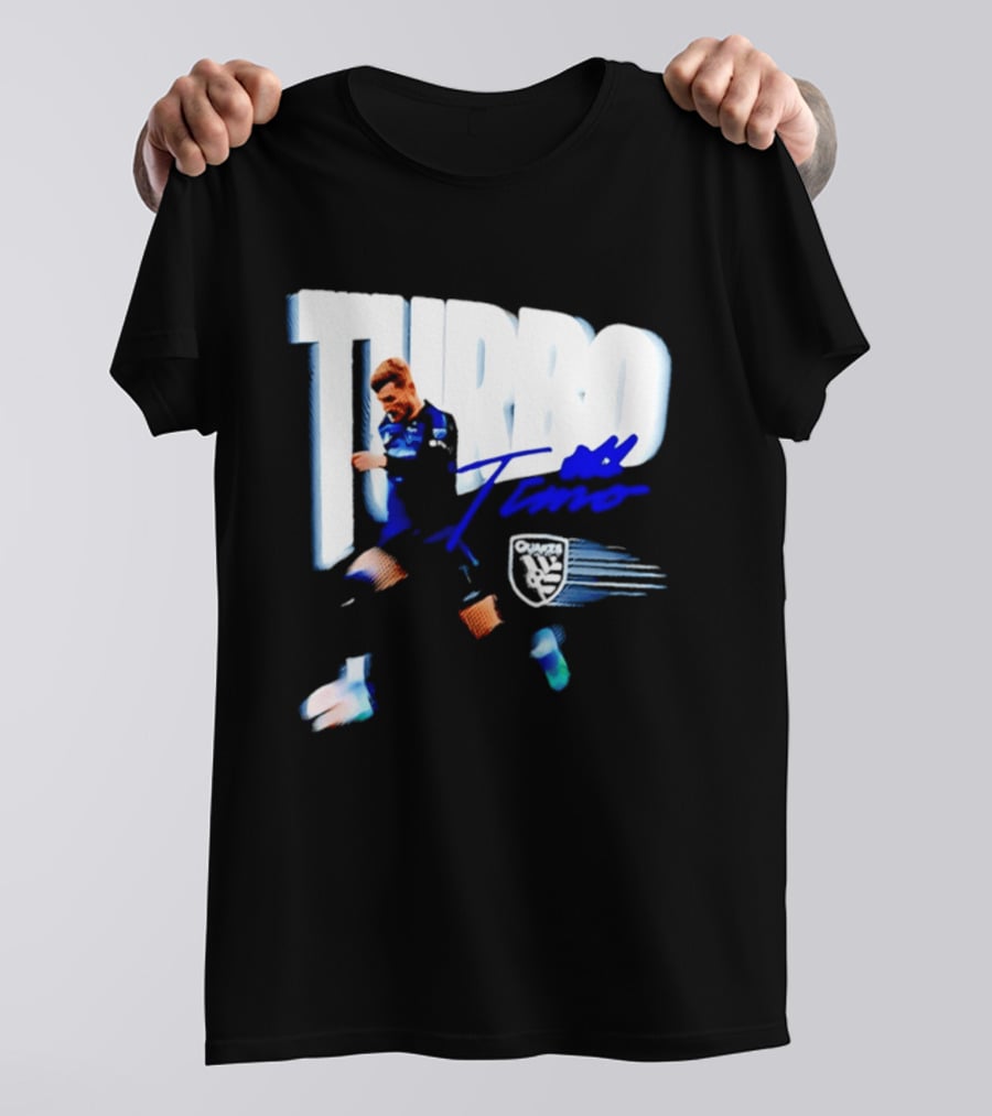 Turbo Timo San Jose Earthquakes Soccer Player Promotion T-Shirt