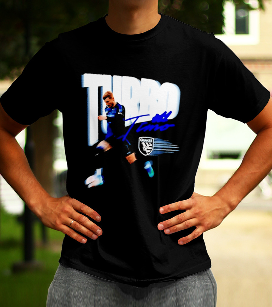 Turbo Timo San Jose Earthquakes Soccer Player Promotion T-Shirt