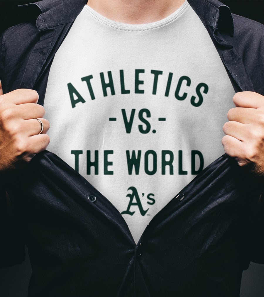 Athletics Vs The World A's Baseball 2026 MLB Season T-Shirt
