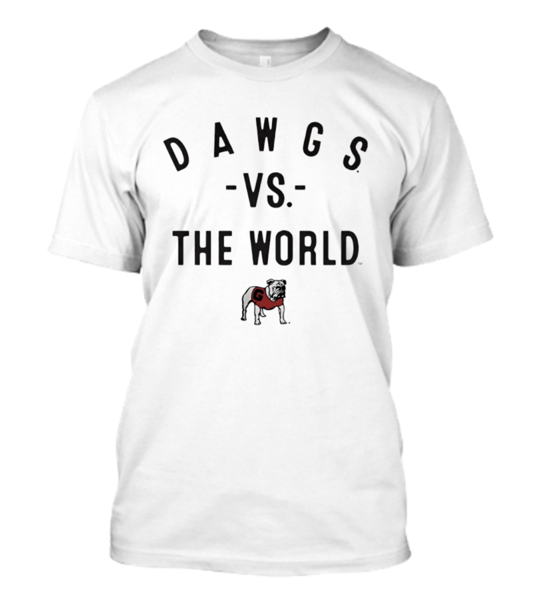 Georgia Bulldogs Dawgs Vs The World NCAA 2026 Season T-Shirt