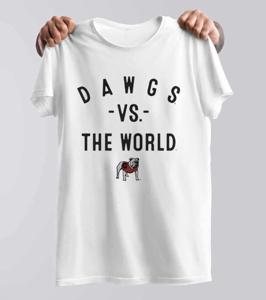 Georgia Bulldogs Dawgs Vs The World NCAA 2026 Season T-Shirt